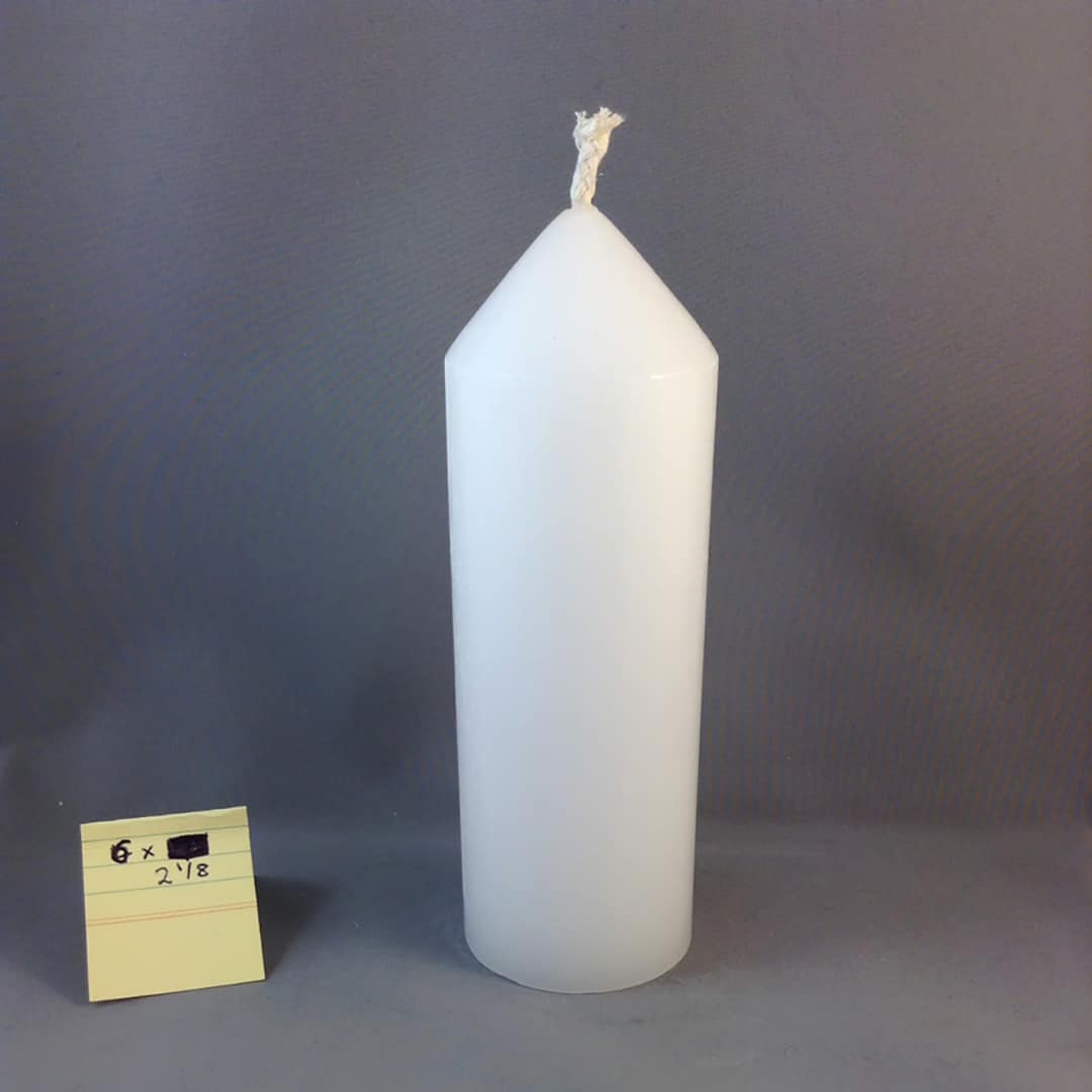 6 x 2.1/8 inch (150x54mm) candle