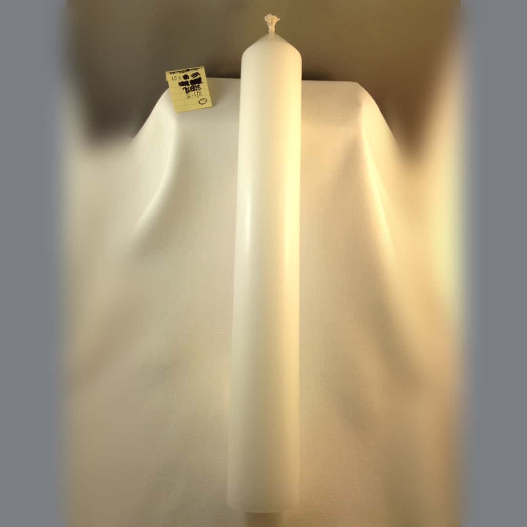 15 x 2.1/8 inch (380x54mm) candle