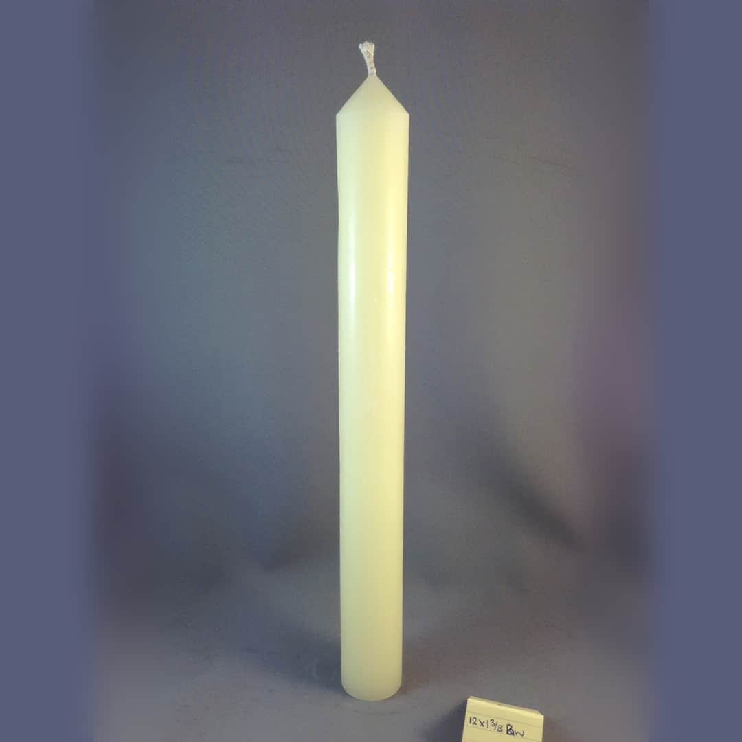 12 x 1.3/8 inch (300x35mm) candle