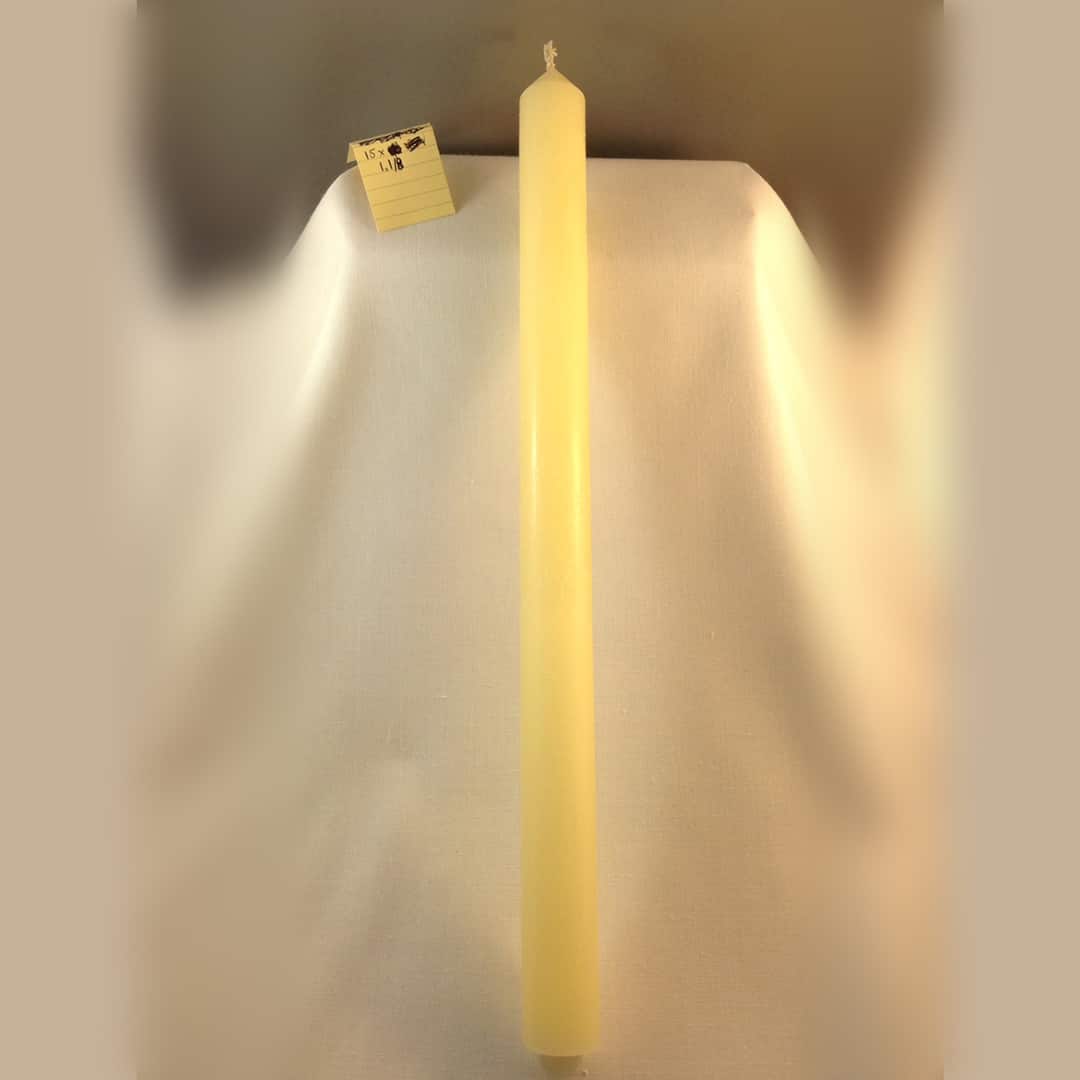 15 x 1.1/8 inch (380x28mm) candle