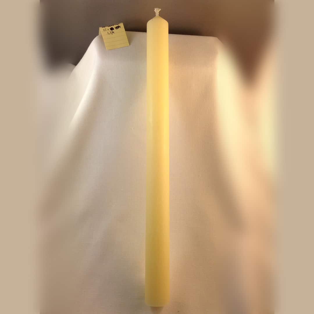 15 x 1.1/4 inch (380x32mm) candle