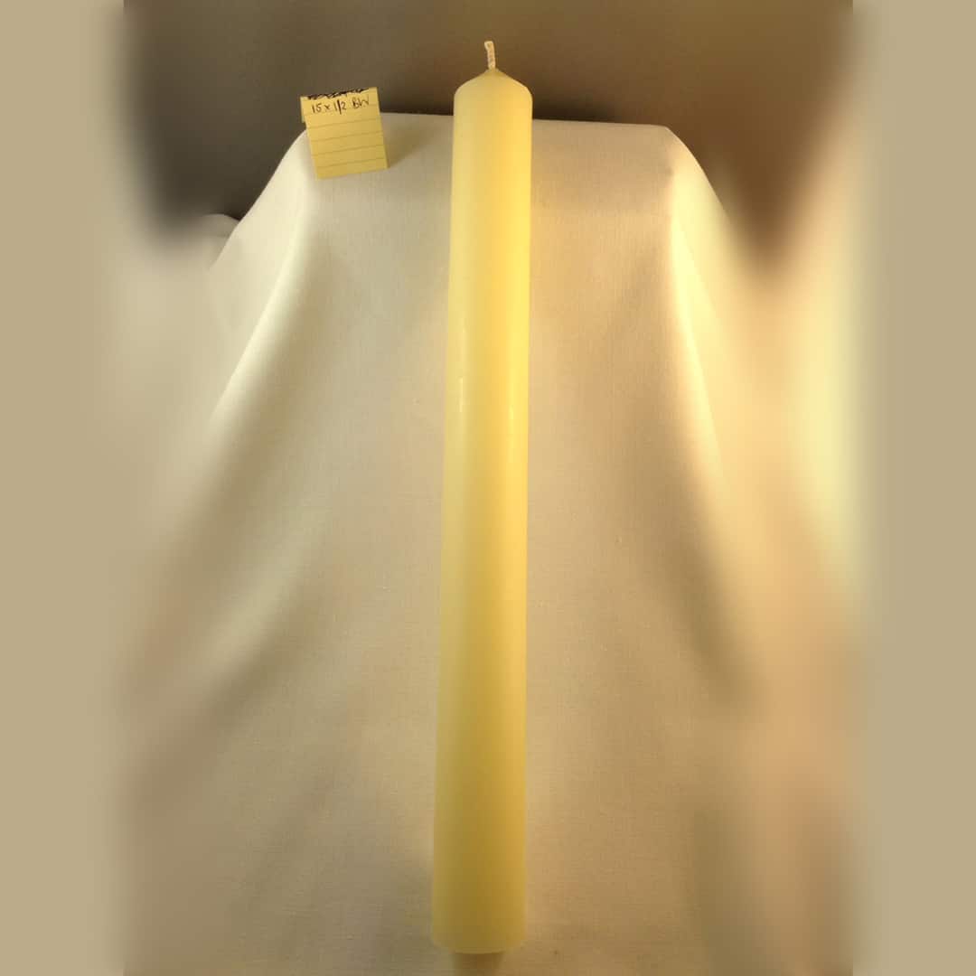 15 x 1.1/2 inch (380x38mm) candle