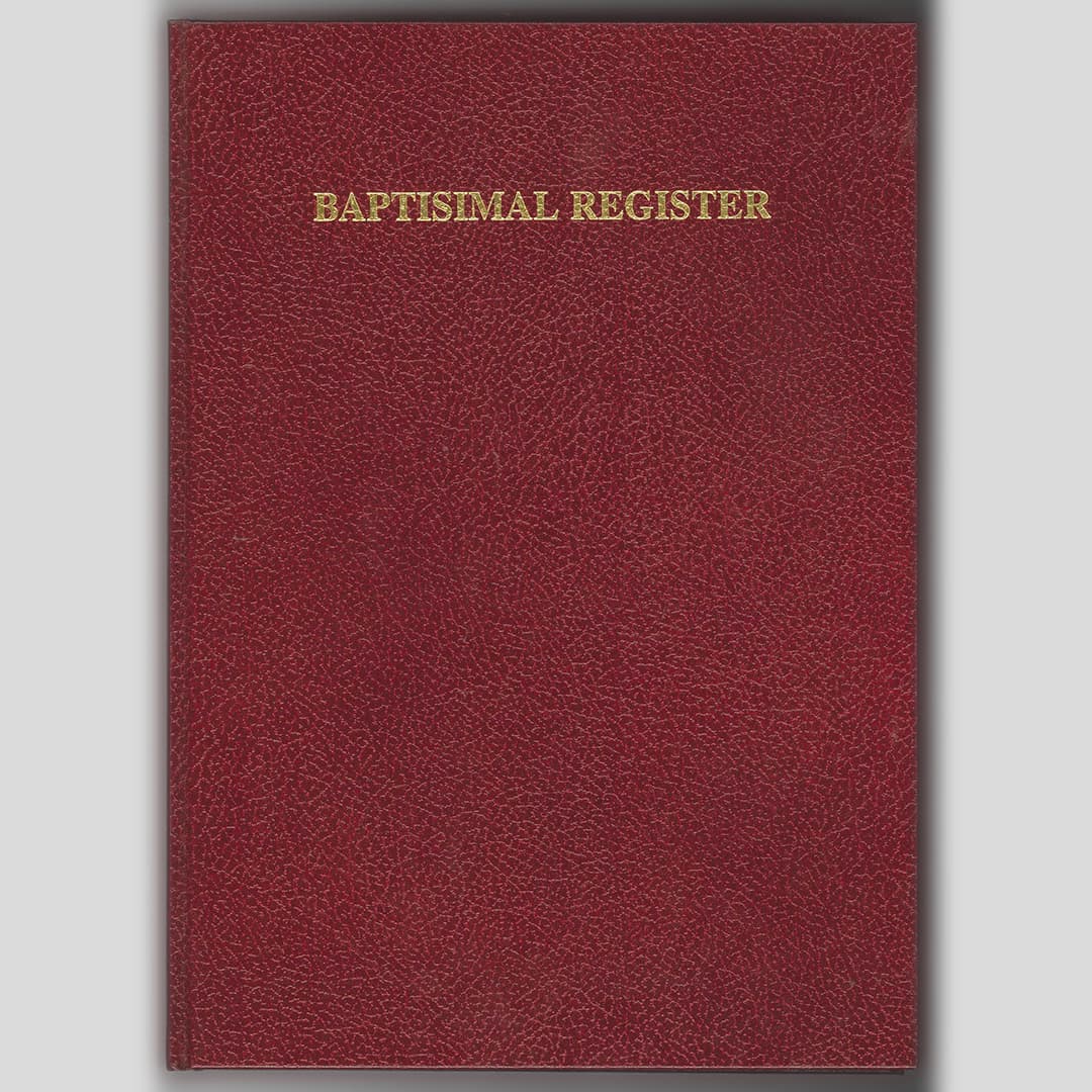 Baptism Register - Catholic Format