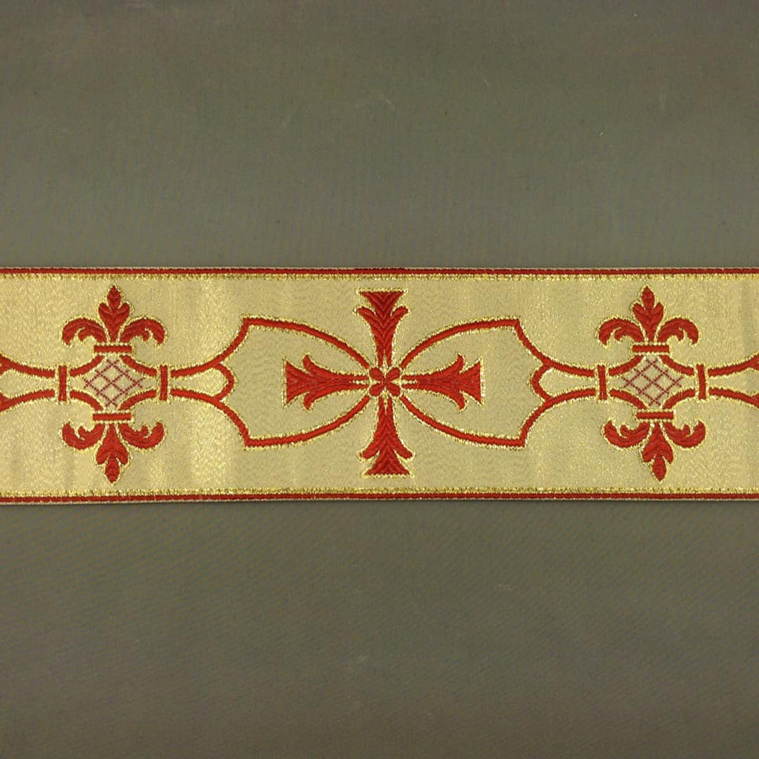 Fleur de Lis Design Braid (82mm) - 2 colour options - Image 3