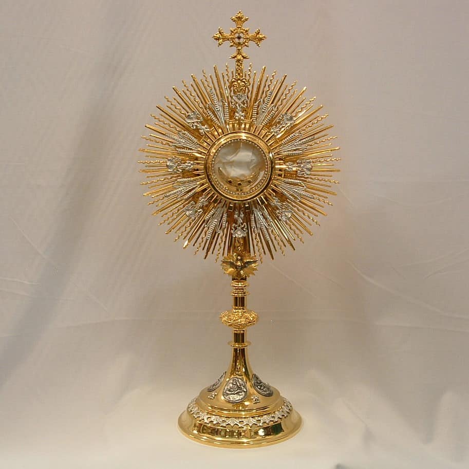 Monstrance Gold Plated 70cm