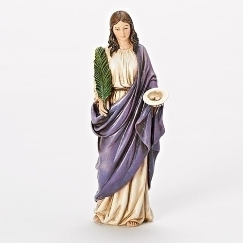 ST LUCY STATUE 6"