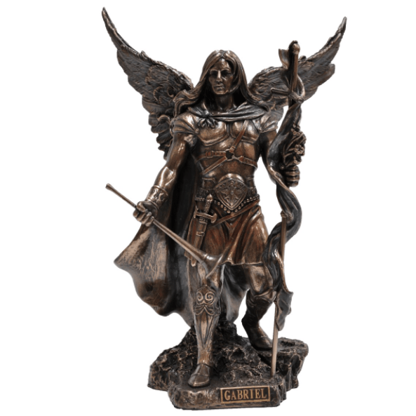 ARCHANGEL GABRIEL-BRONZE (SMALL) BRONZE RESIN
