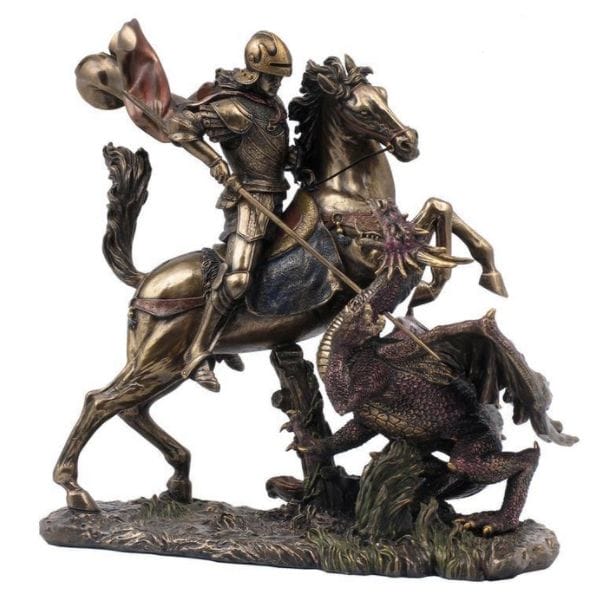 ST GEORGE - BRONZE RESIN