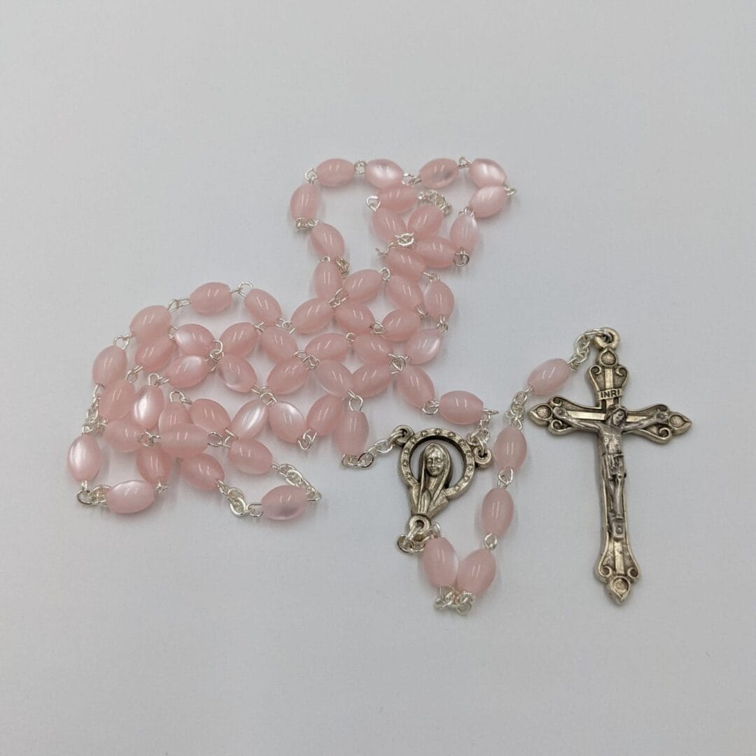 ROSARY BEADS PEARL PINK
