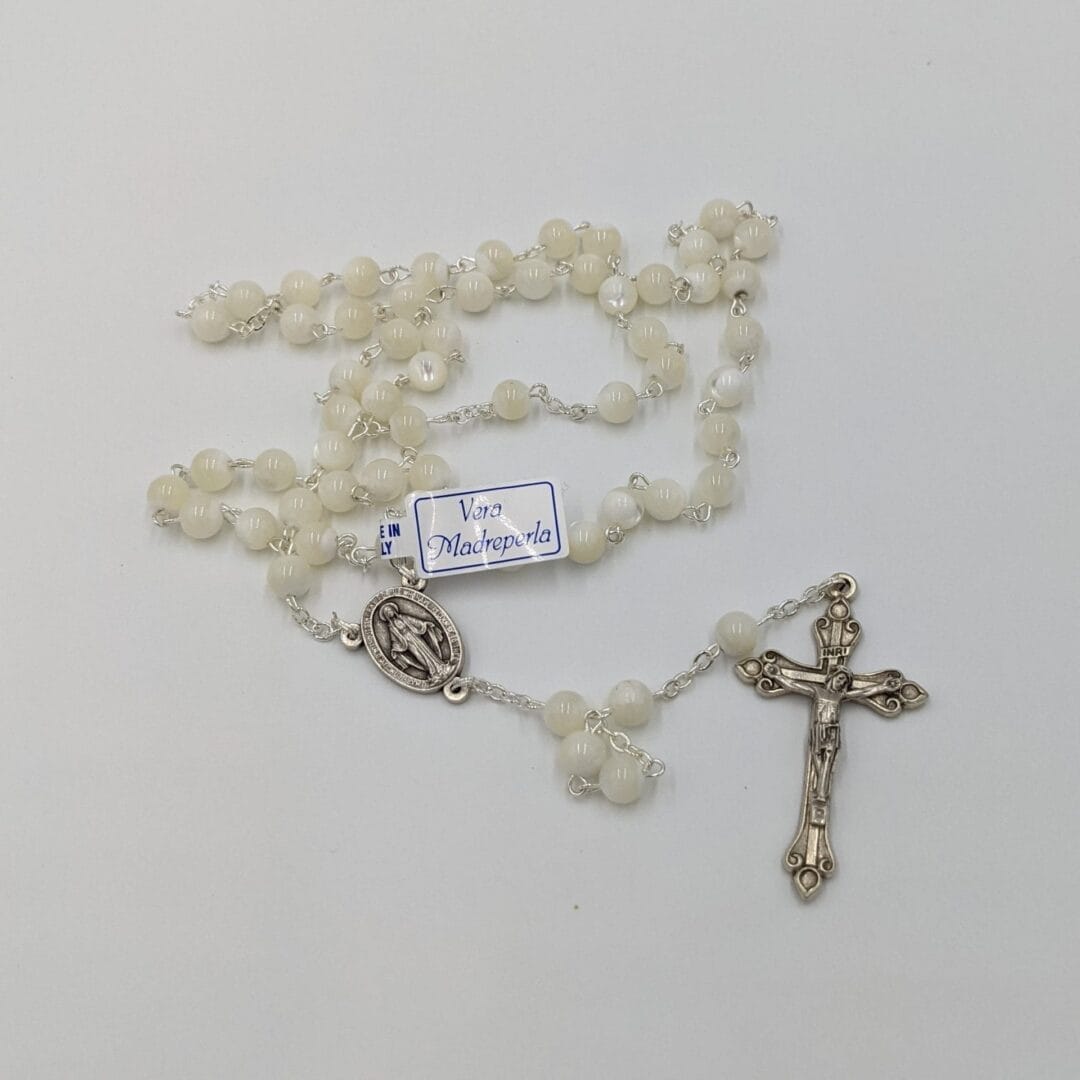 Rosary beads - Mother Of Pearl