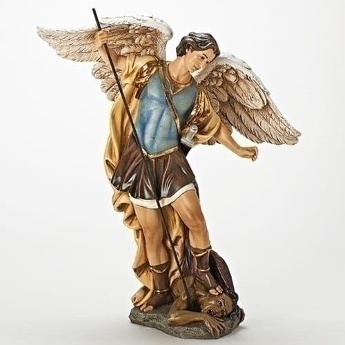 ST MICHAEL STATUE 18"