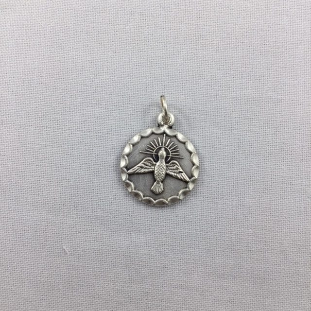 Confirmation Medal - Silver Dove
