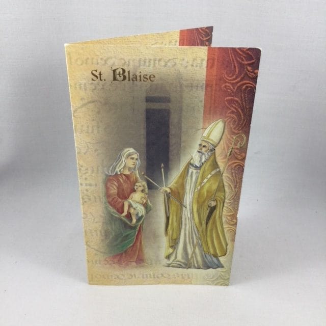 St Blaise Bi-fold Card
