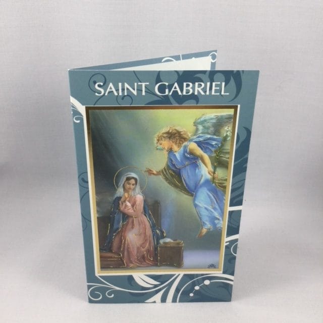 St Gabriel Bi-fold Card