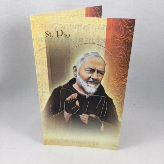 St Padre Pio Bi-fold Card