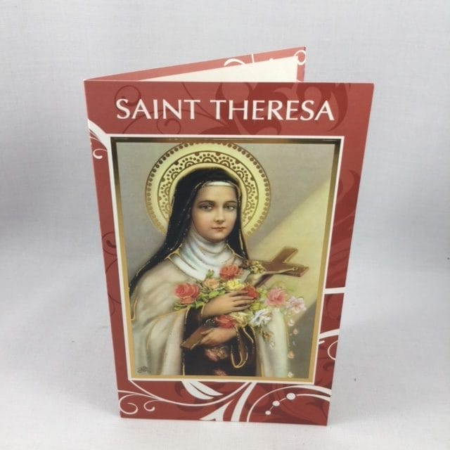 St Therese Bi-fold Card