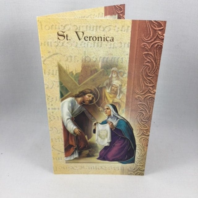 St Veronica Bi-fold Card