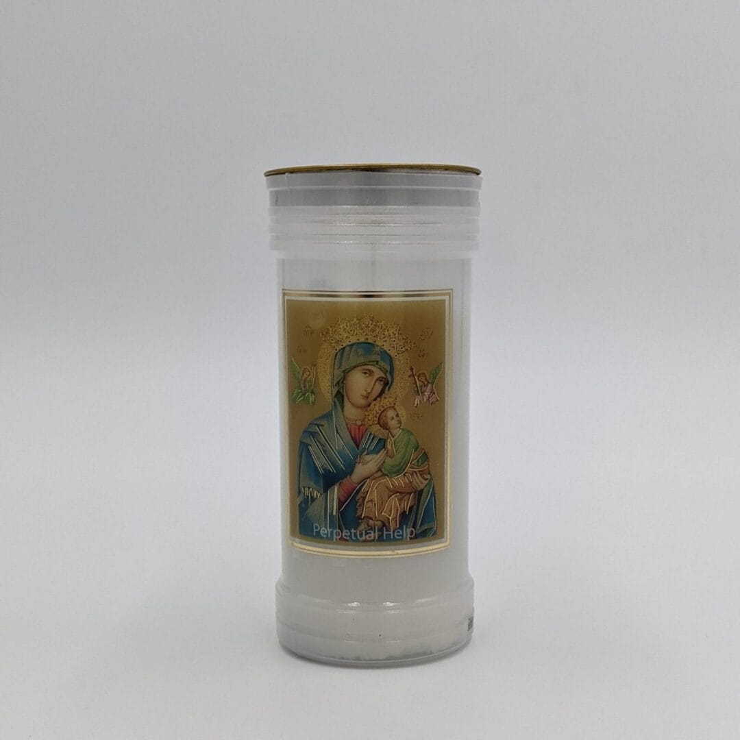 Our Lady Of perpetual Help Devotional Candle