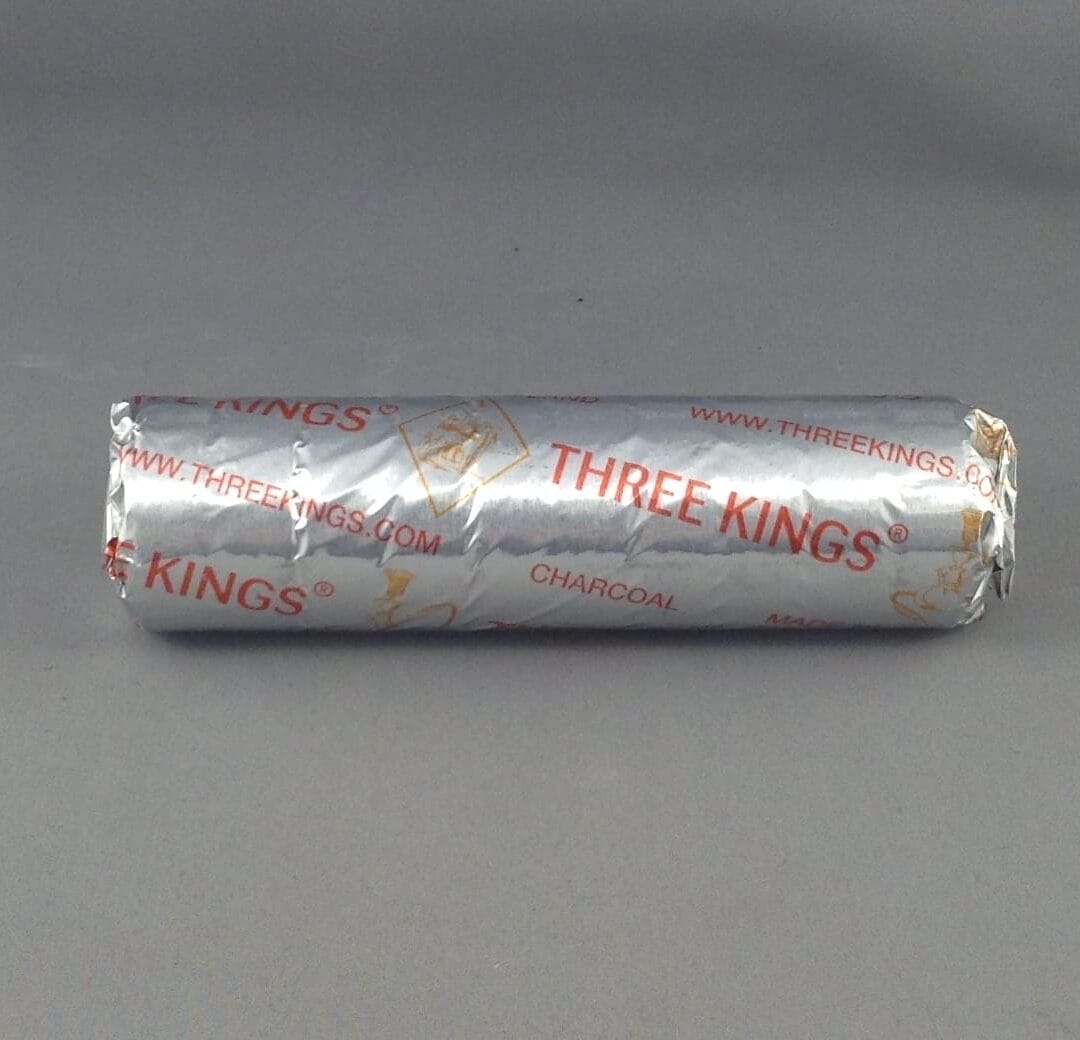 Three Kings Charcoal -roll of 10 Bricks