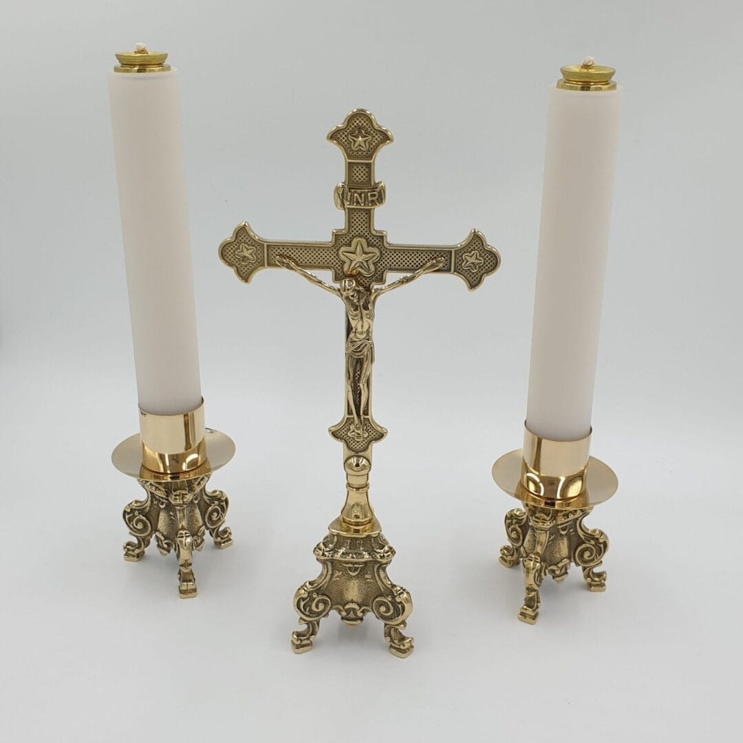 Altar Set with oil candles