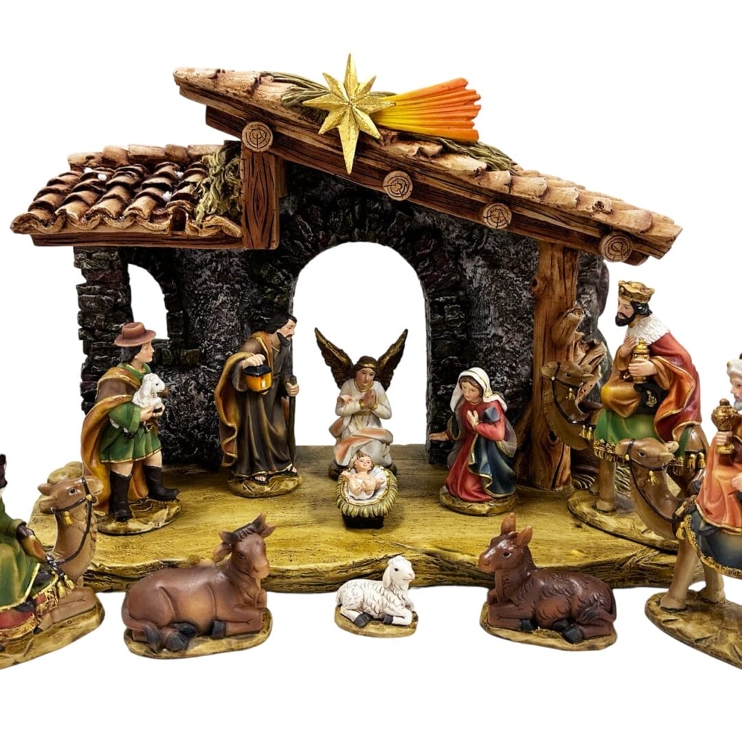 Nativity Set with a Stable and Camels buy online at Church Stores Sydney