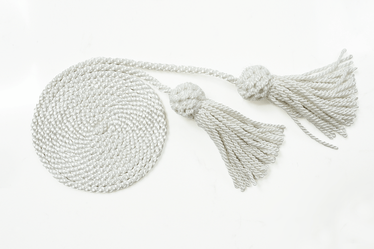 White Light Weight Rayon Cincture for Children 228cm