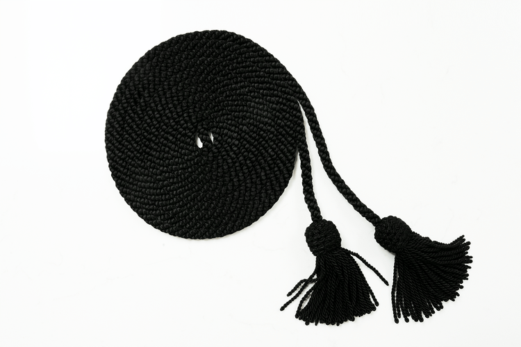 Black Rayon Cincture 411cm
