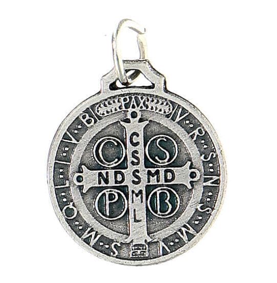 St Benedict Medal with all the prayers engraved on the back