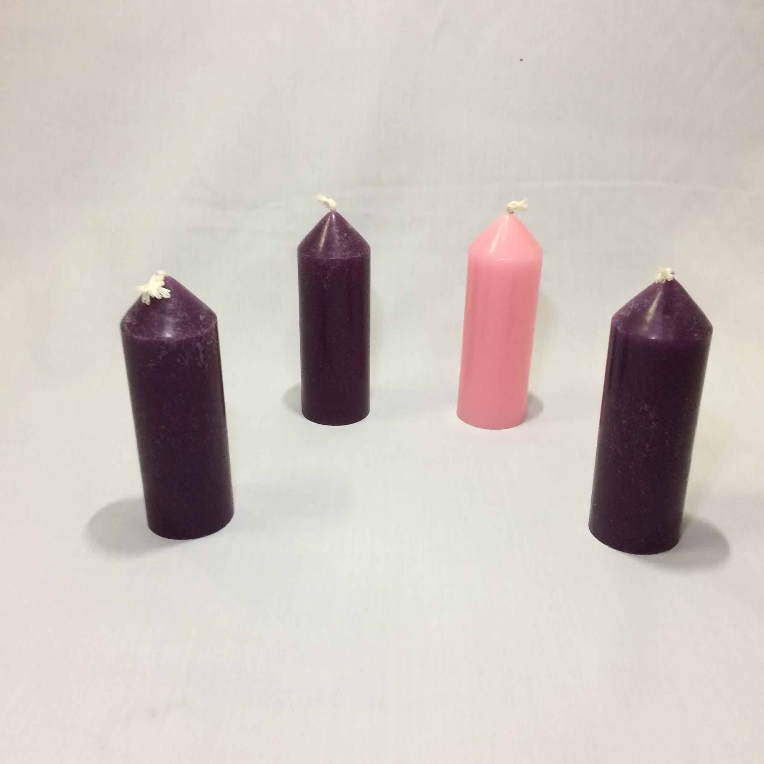 Advent Candle Set 6x3" (150x74mm) - Image 2