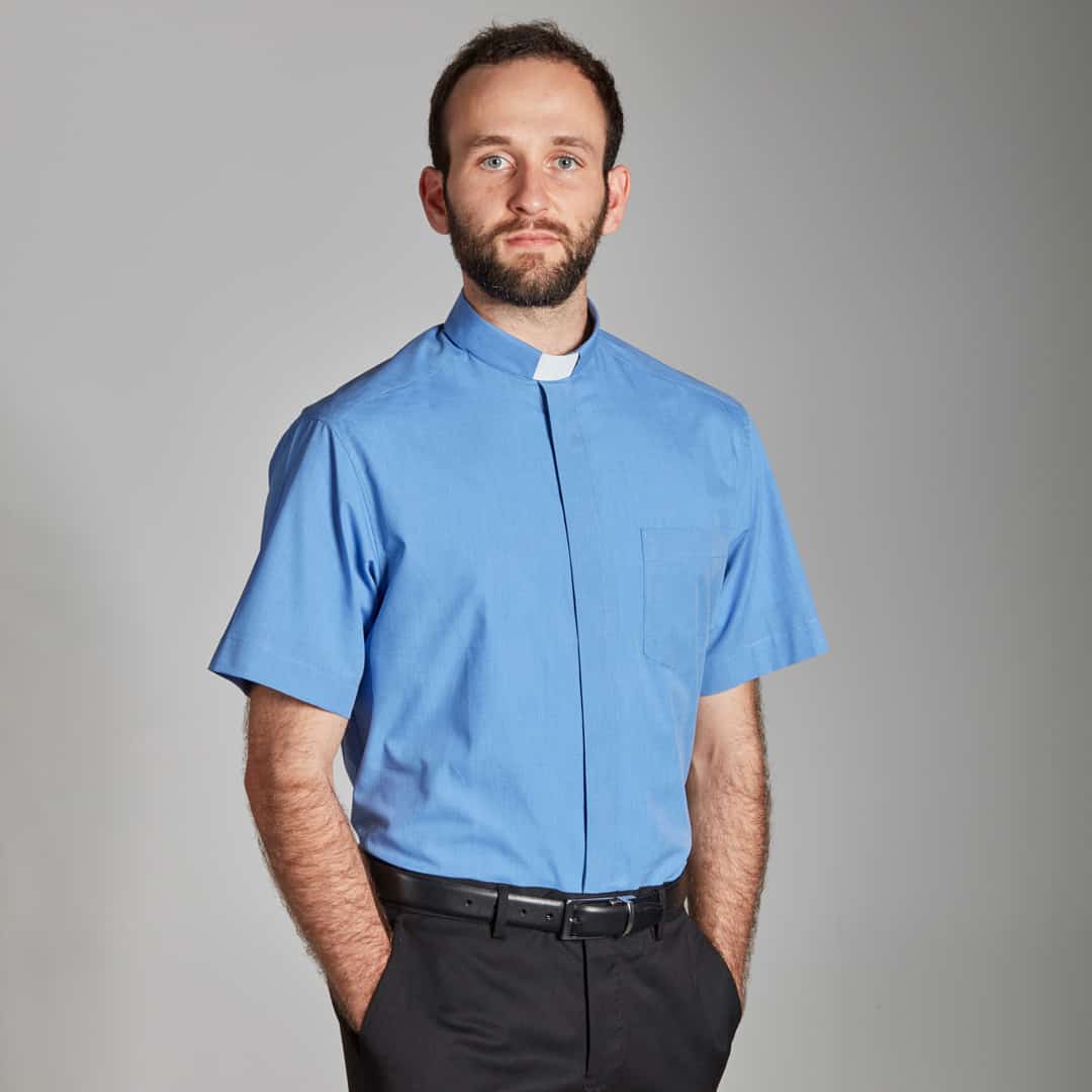Mens Tab Collar Short Sleeve Shirts