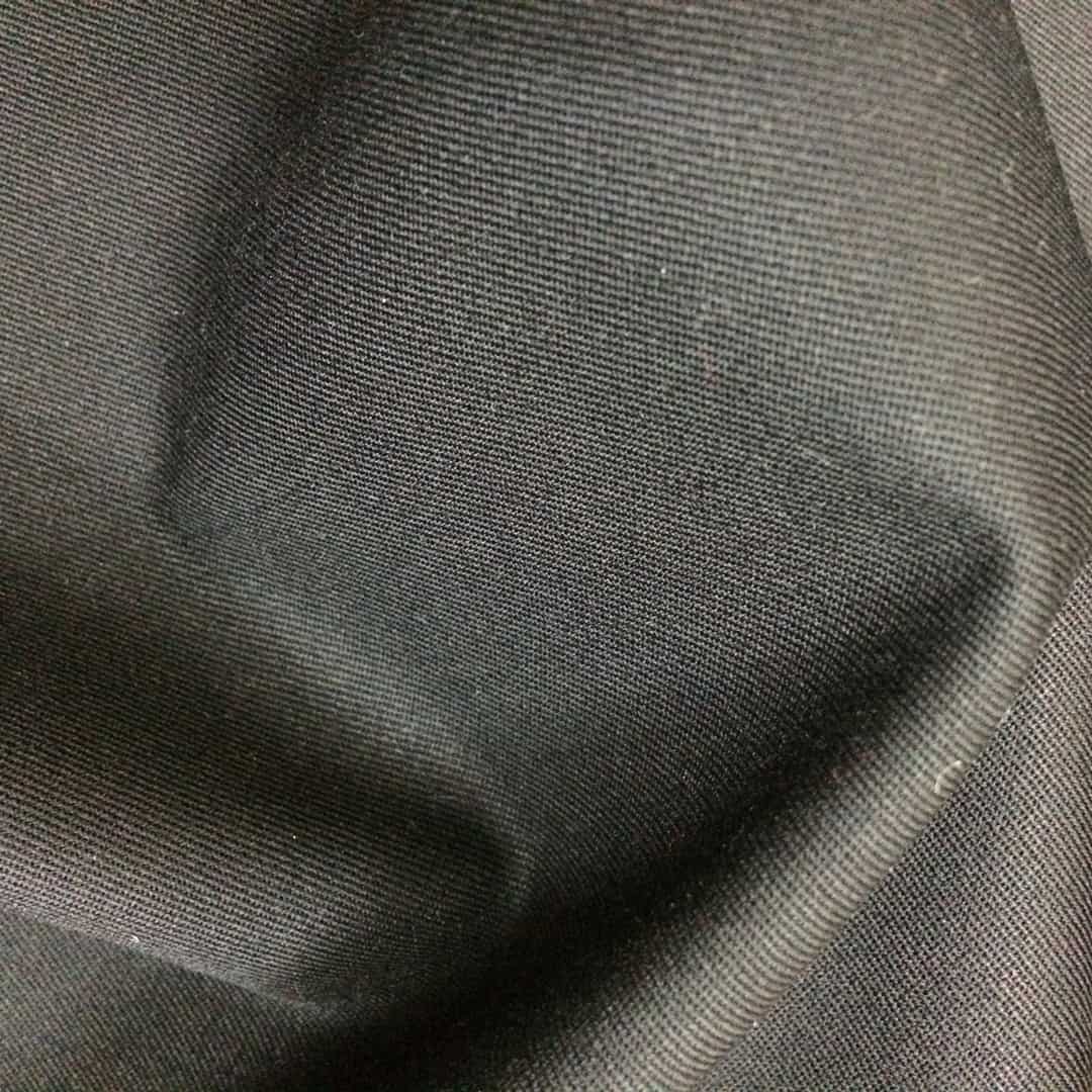 Wool Blend Garberdine - Black