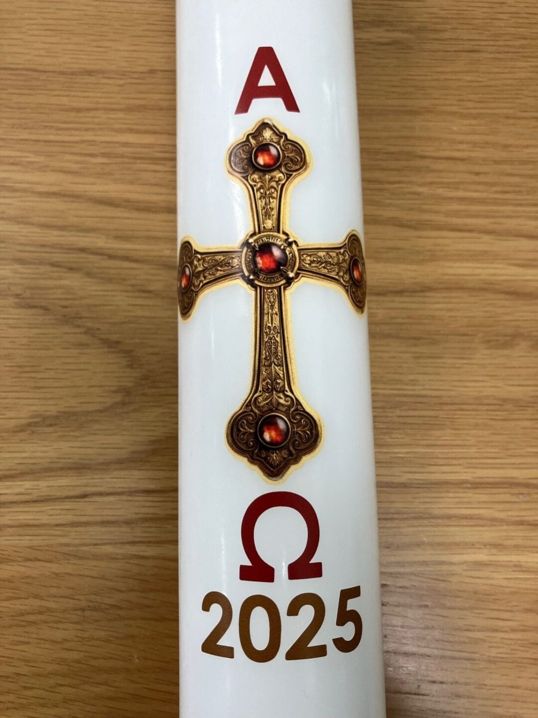 Church Stores Paschal Candle with Transfer 2025 - Image 2