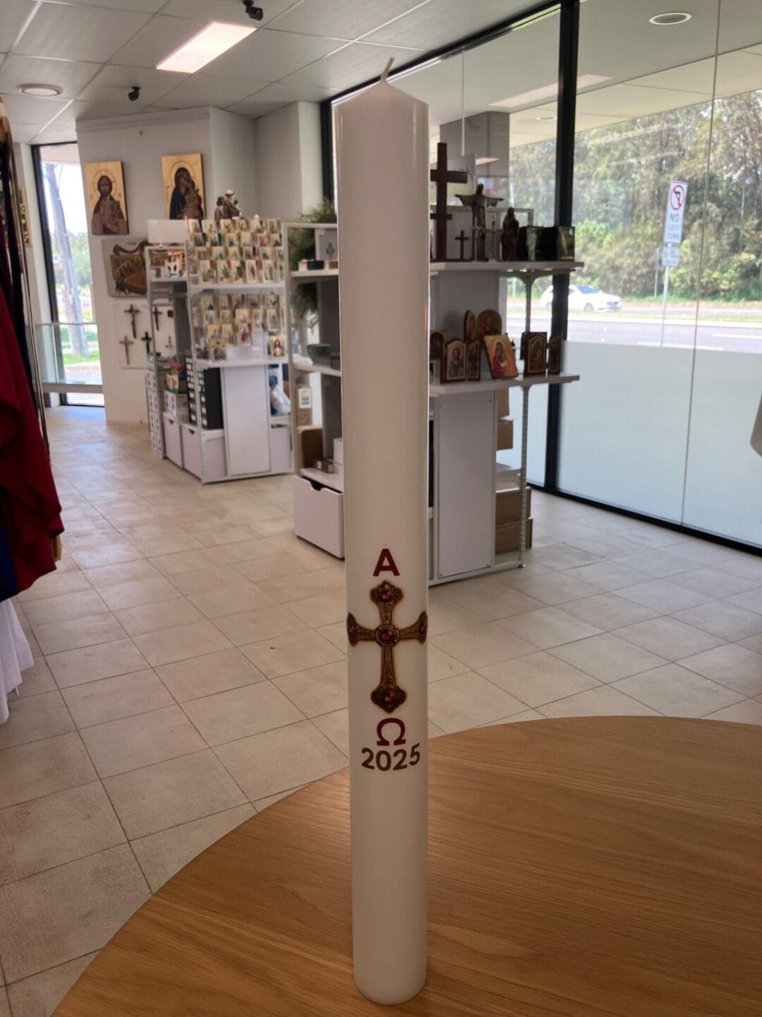 Church Stores Paschal Candle with Transfer 2025 - Image 4