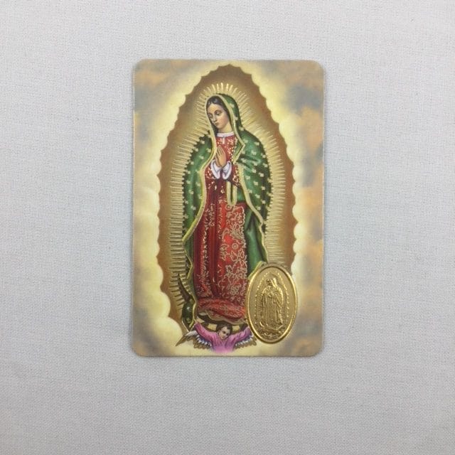 Our Lady of Guadalupe Embossed Card