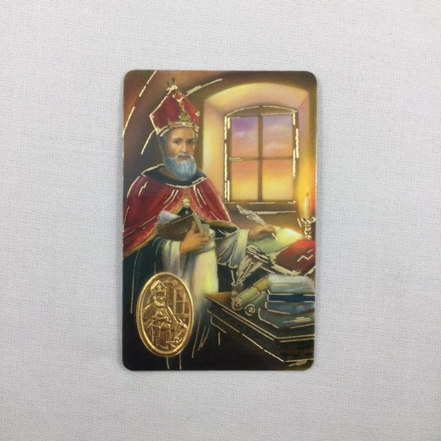 St Augustine Embossed Card