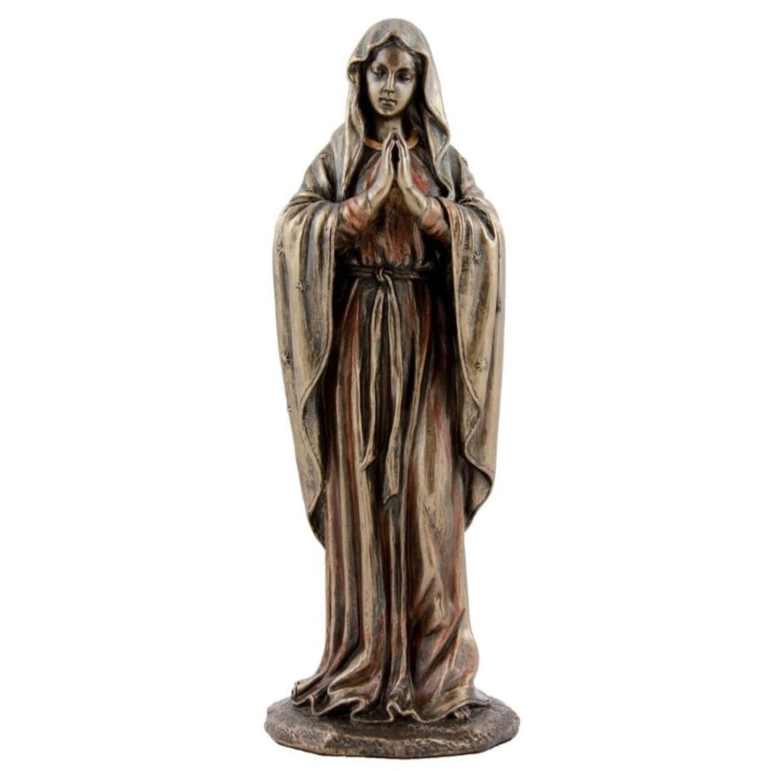 Statue of Mary Madonna bronze looking available for sale in Sydney