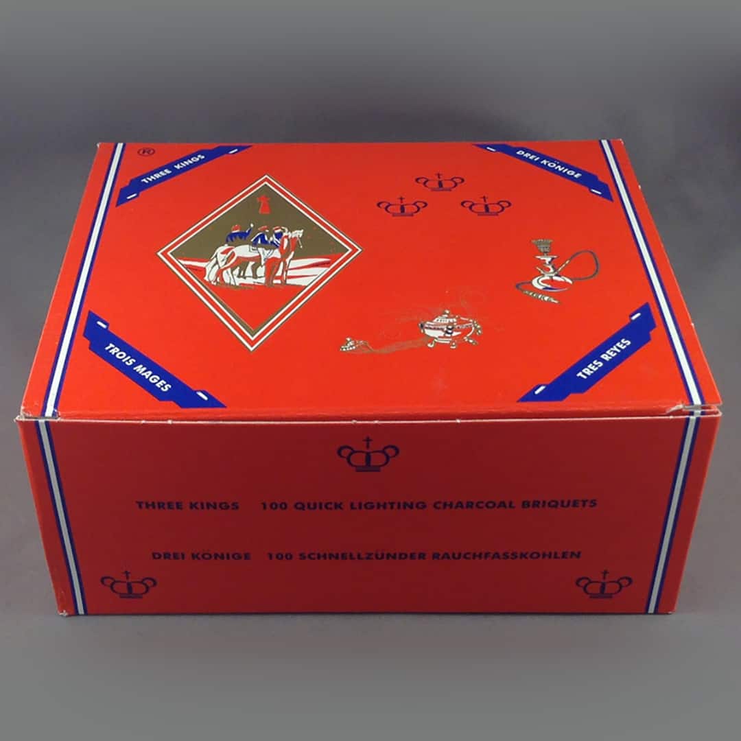 Three Kings Charcoal - Box of 100 bricks